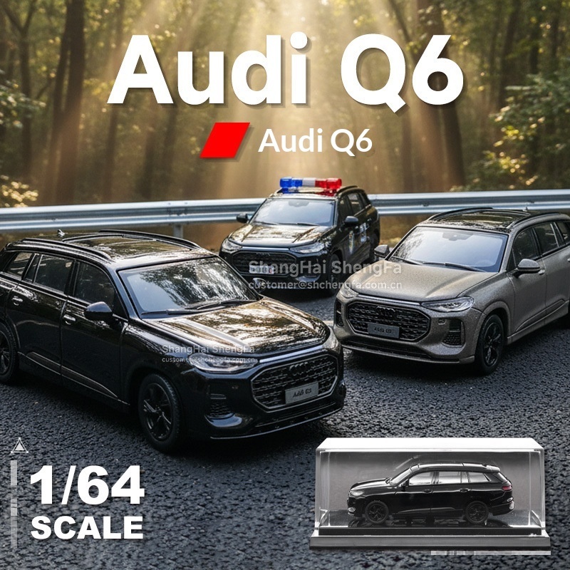 Model Kit Bmw - Audi Q6 1:64 Scale Original Alloy
