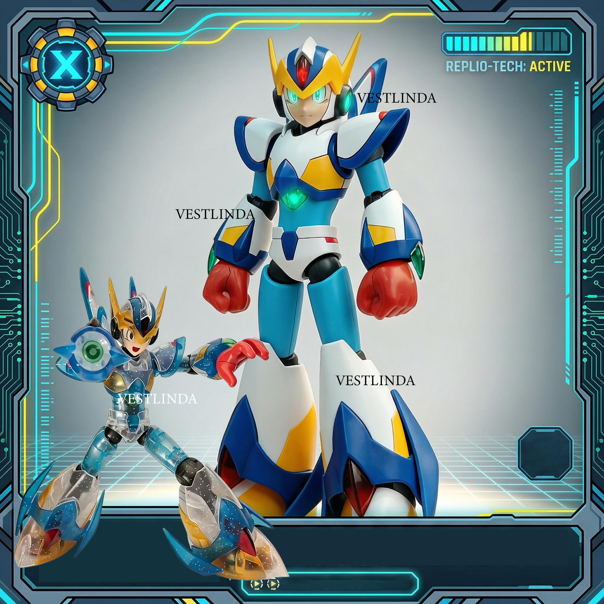 Model Kit Zero Megaman - SS Rockman KP701 X Falcon Armor