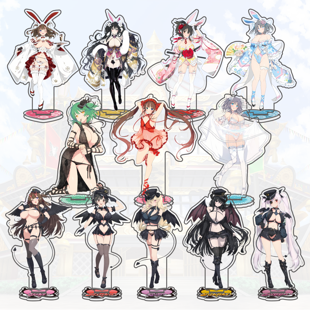 Model Kit Kshatriya - Senran Kagura Acrylic Stand keychain Figure
