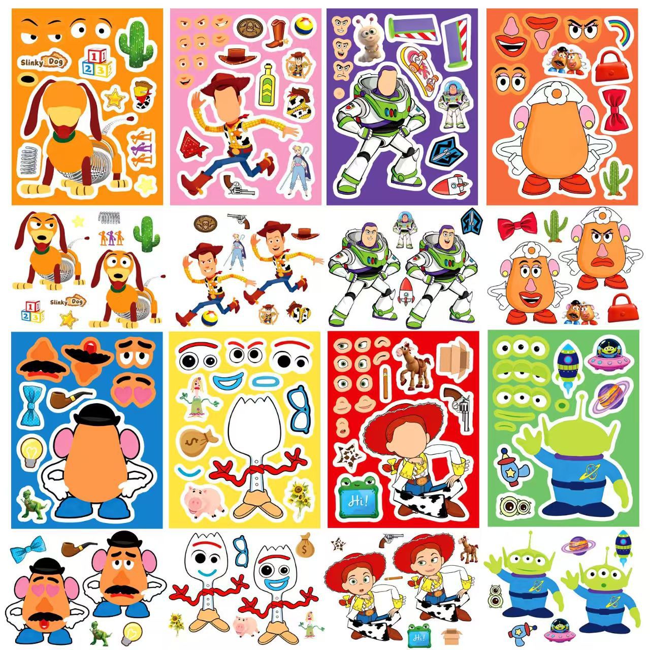 Model Kit Bandai - 1 box of 8 sheets Make