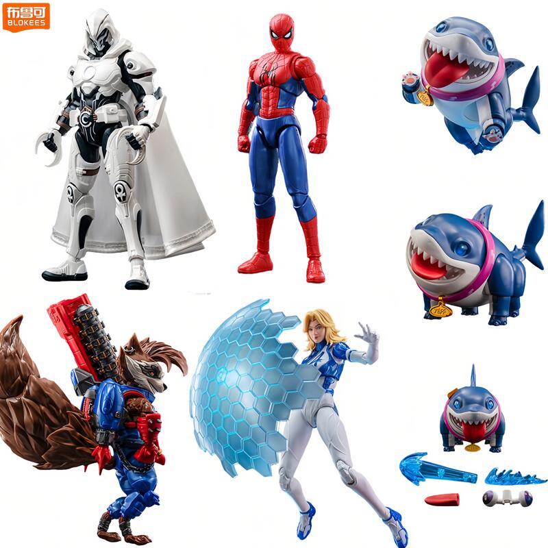 Model Kit Zero Megaman - Genuine Blokees Marvel Spider Man Action