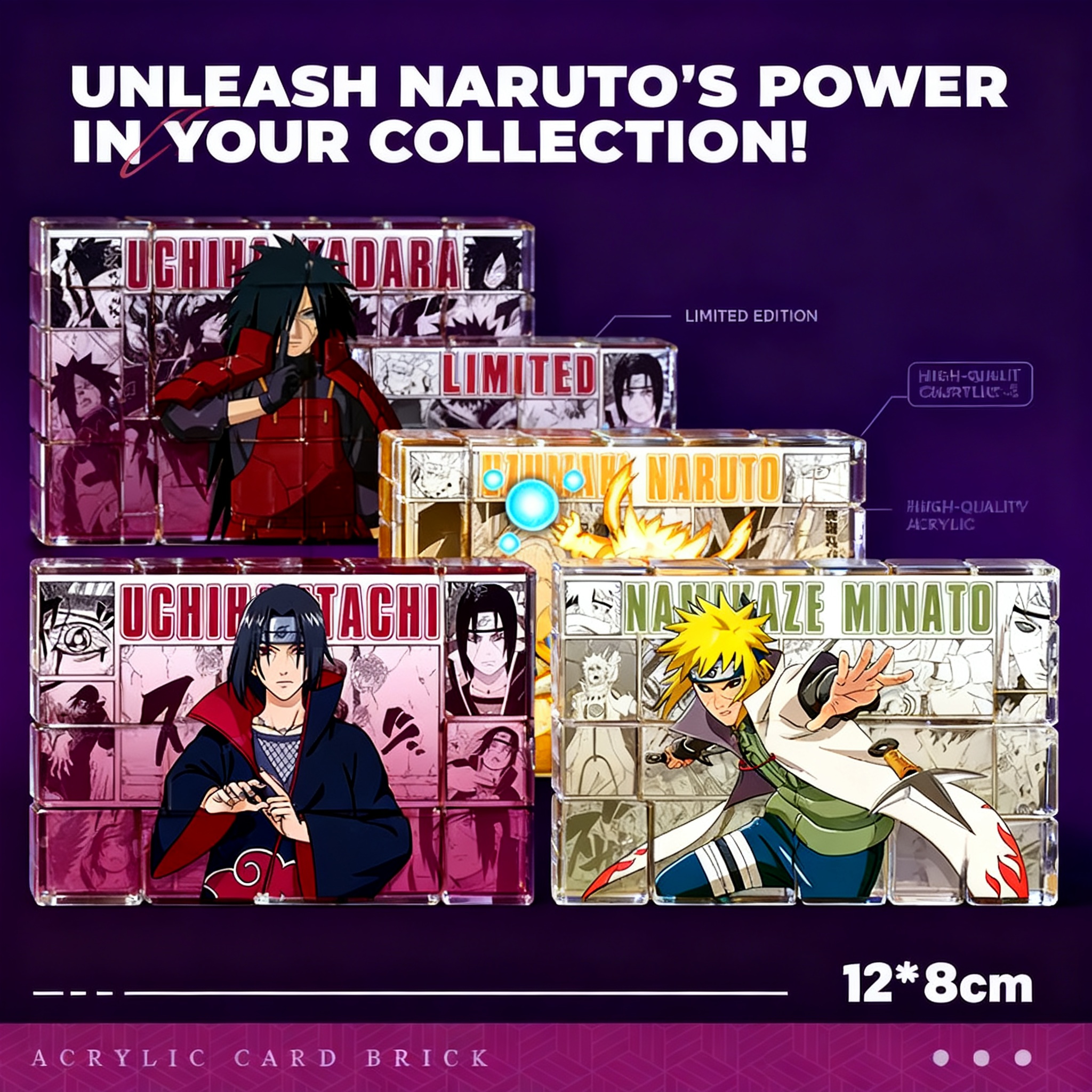 Model Kit Bandai - Naruto Akatsuki Kakashi Hinata Wood Leaf