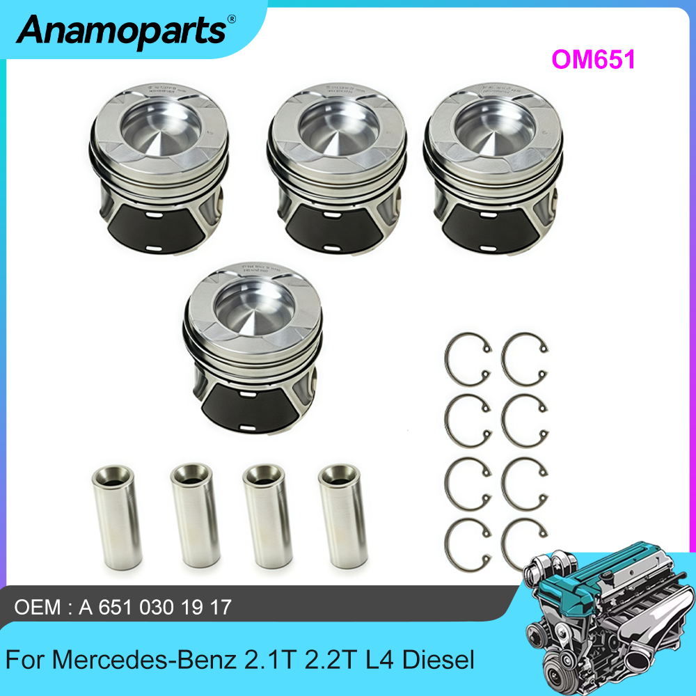 Model Kit V8 - 4pcs Piston & Ring Kit for