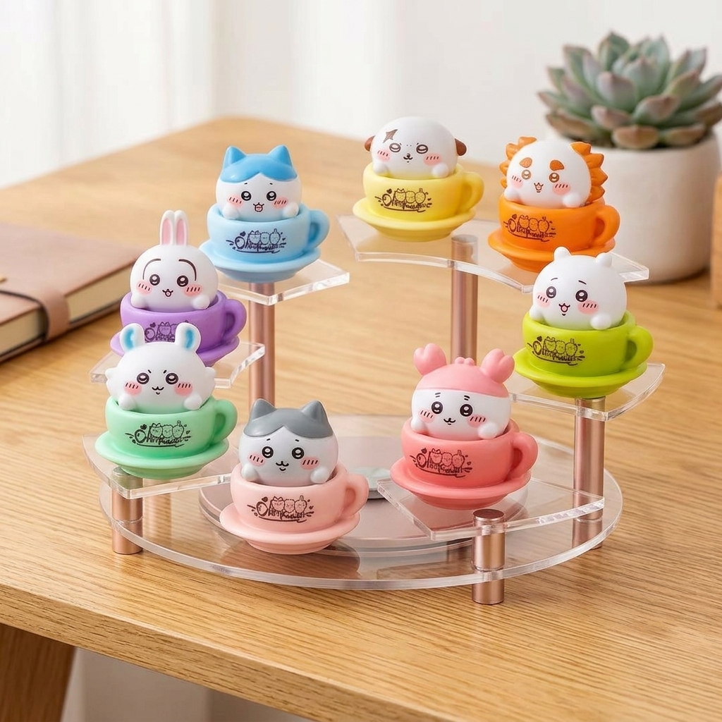 Model Kit Bandai - Chiikawa Rotating Cup Figure Kawaii Anime