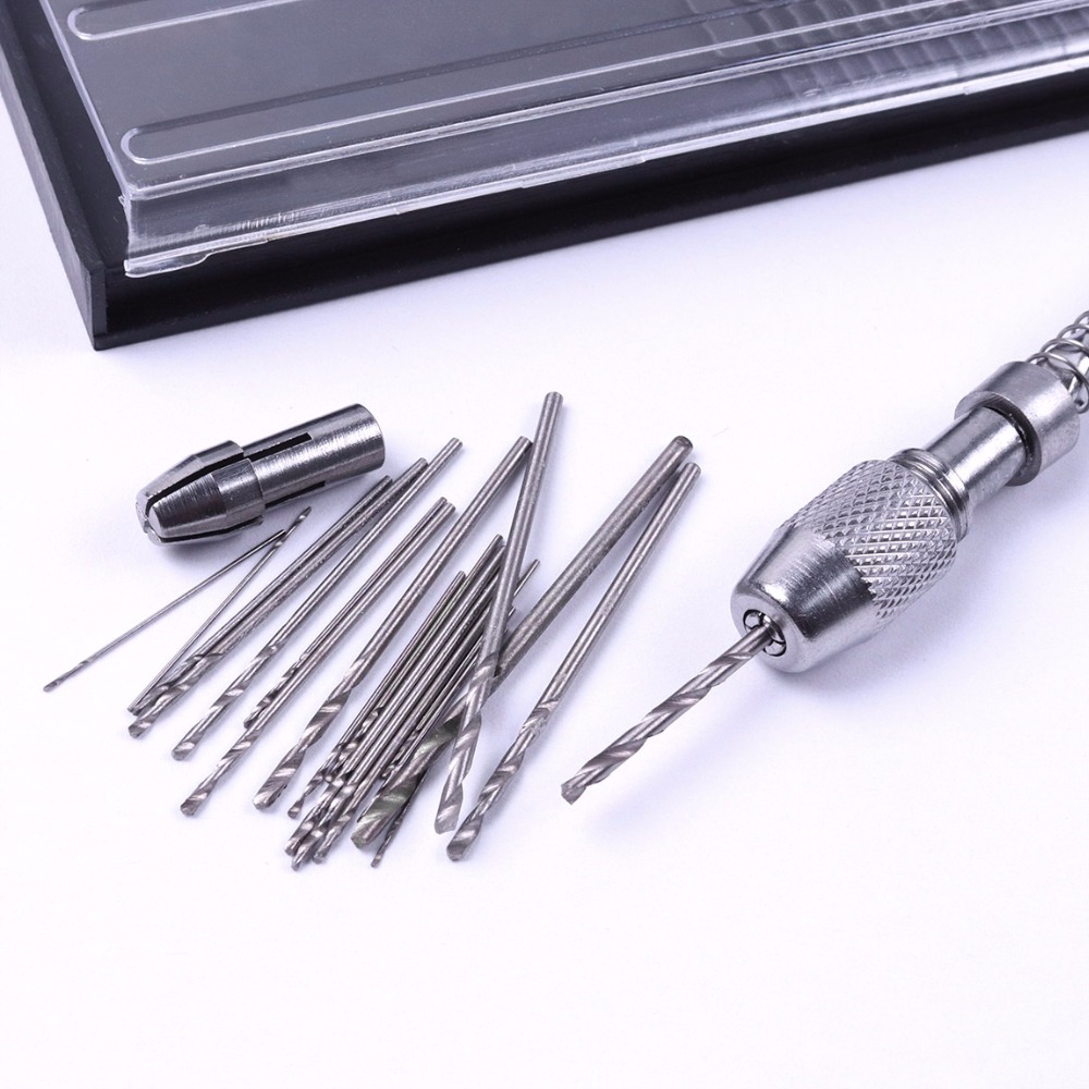 40PCS 0.3-1.6mm Twist Drill Bi - Pin Vice Micro recension och pris