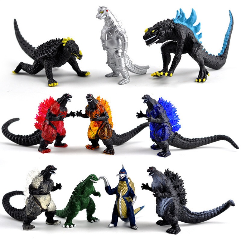10pcs/set Godzilla Movie Perip - Model Kit Bandai recension och pris