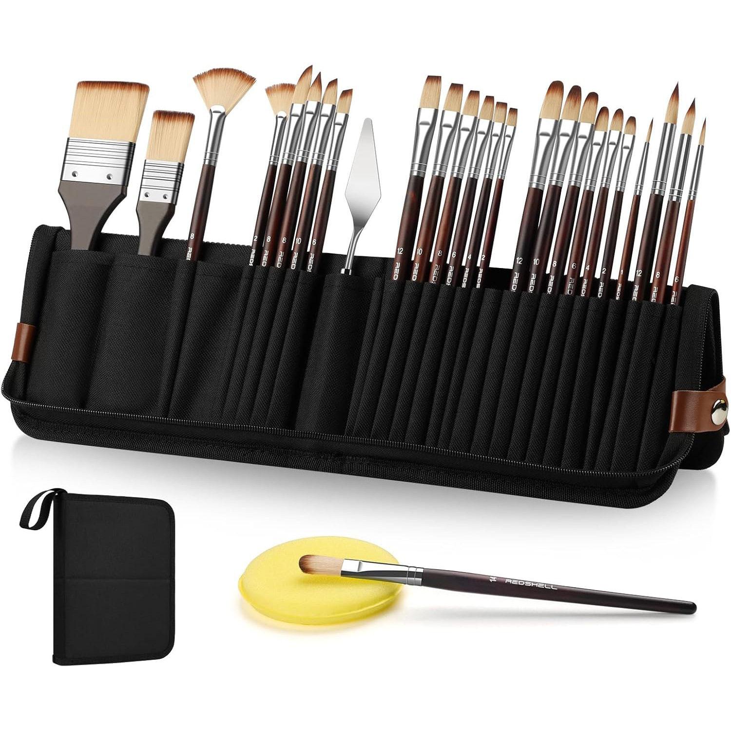BOMEIJIA 26pcs Nylon Brush Set - Model Kit Acrylic Paint recension och pris