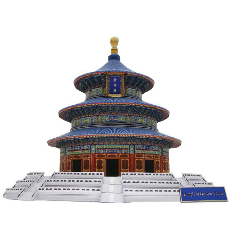 3D Paper Model Kit of Temple o - Model Kit China recension och pris