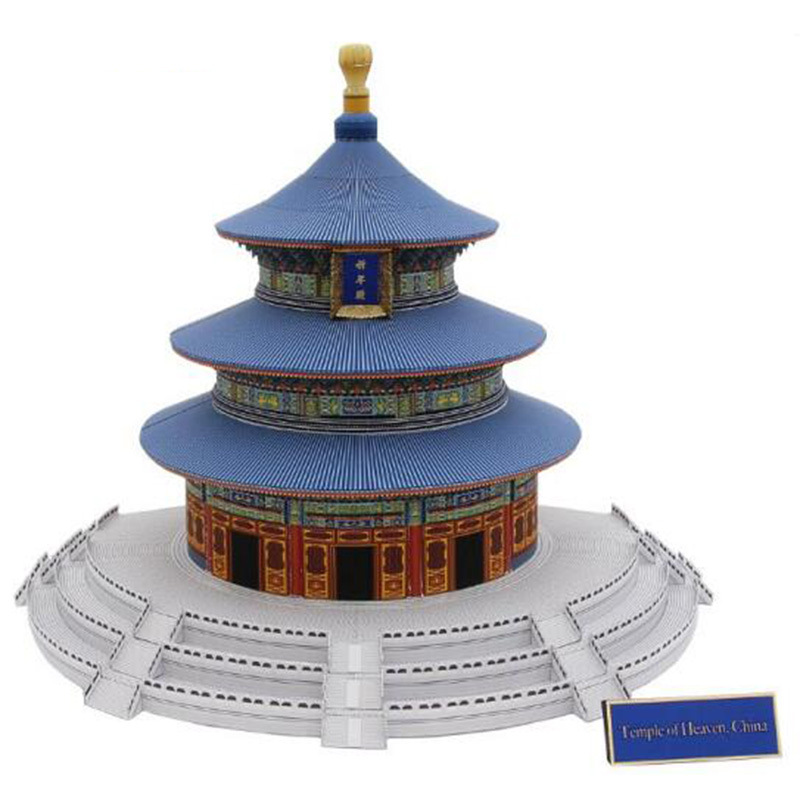 3D Paper Model Kit of Temple o - Model Kit China recension och pris