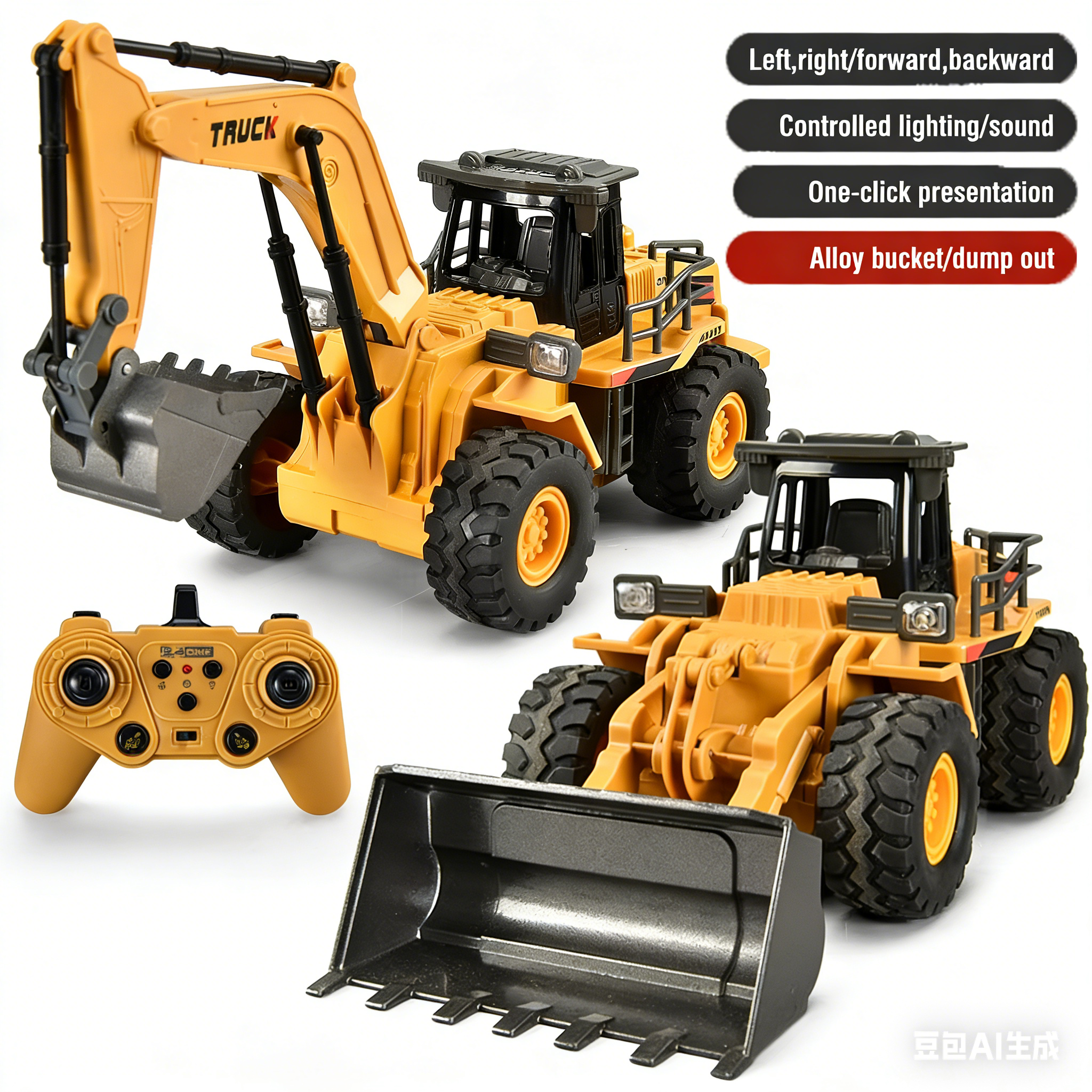 2.4G Alloy Remote Control Exca - Model Kit Excavator recension och pris