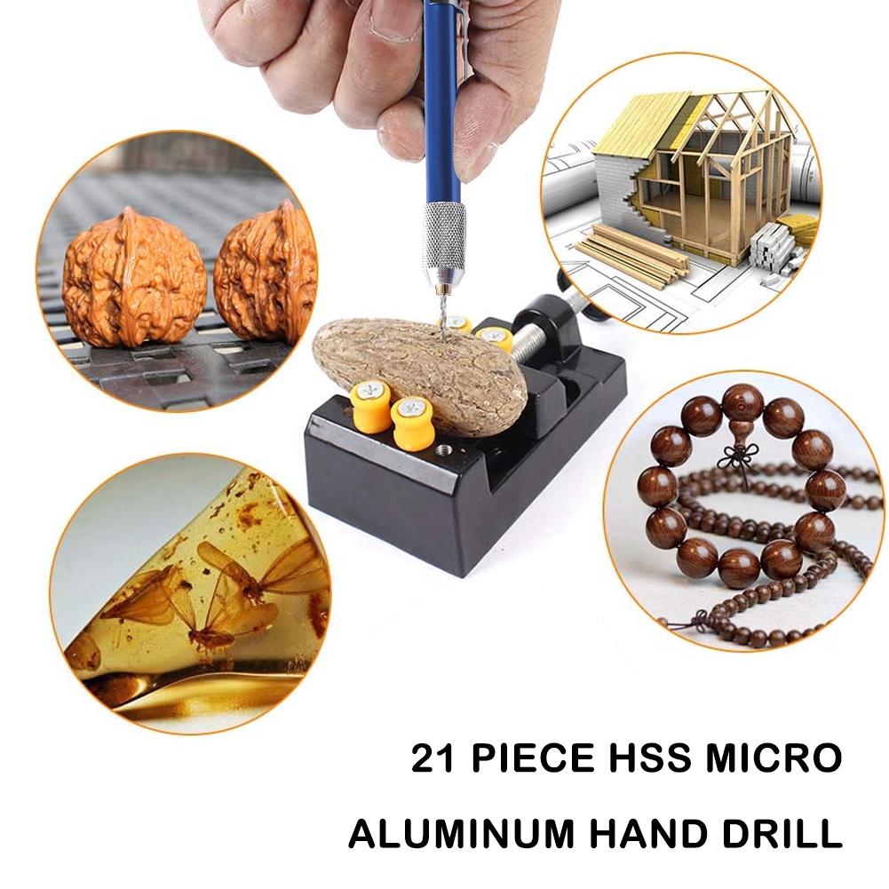 Mini Micro Drill Bit Set, HSS  - Pin Vice Micro recension och pris