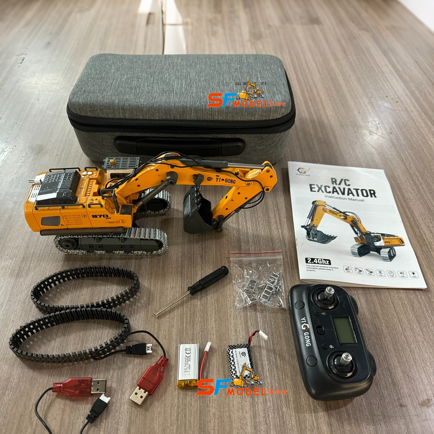 Mini Excavator 1/50 970 Electr - Model Kit Excavator recension och pris