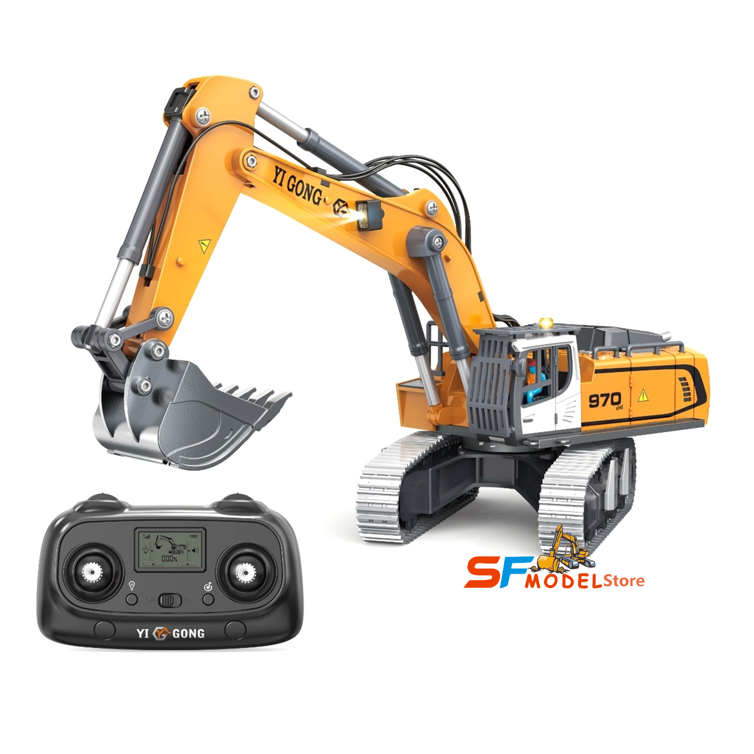 Mini Excavator 1/50 970 Electr - Model Kit Excavator recension och pris