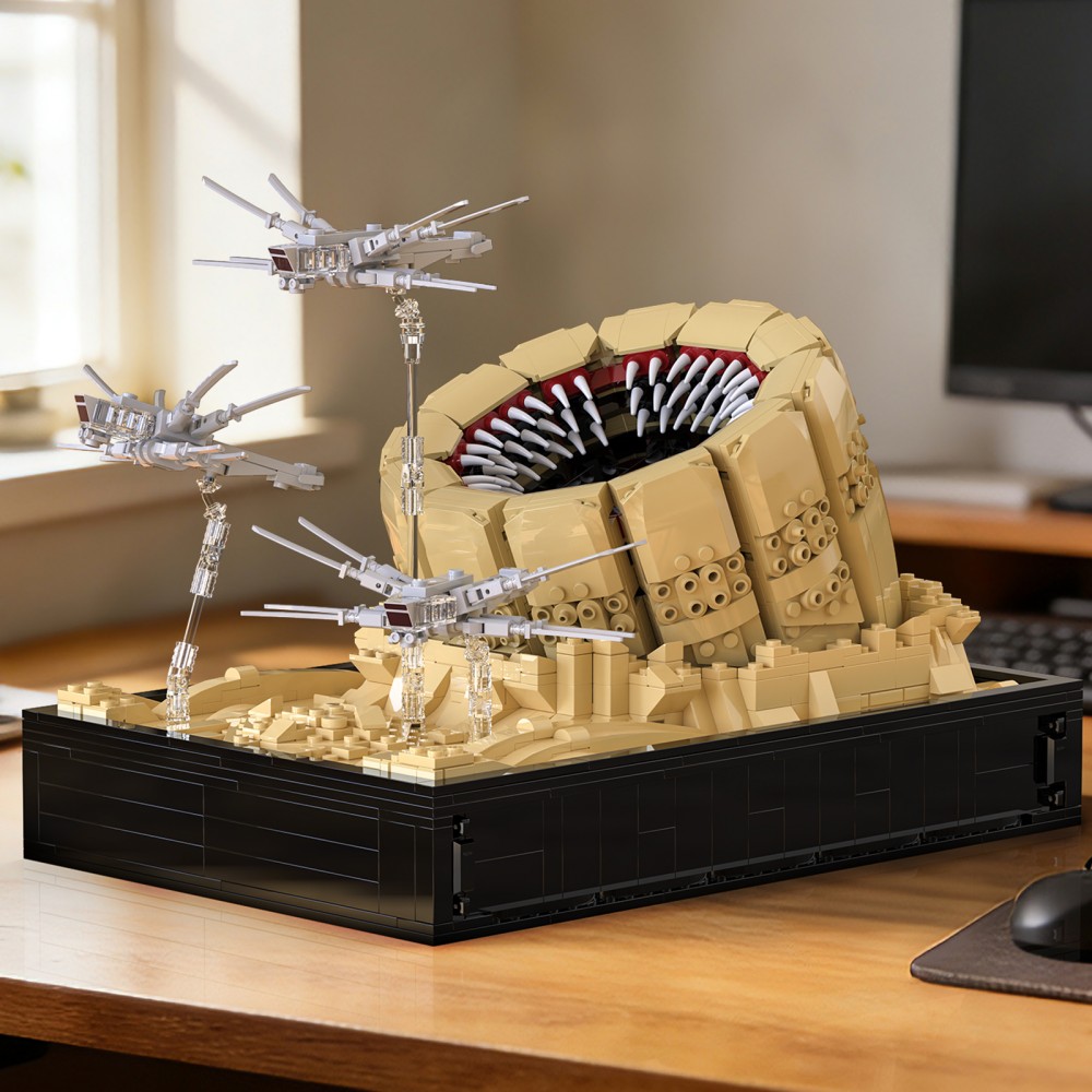 1488PCS Sandworm Attack Buildi - Model Kit Vs Lego recension och pris