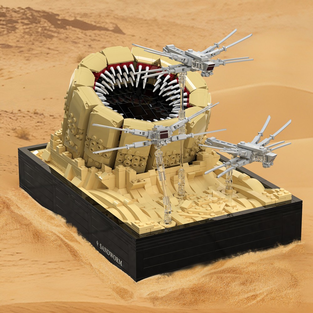 1488PCS Sandworm Attack Buildi - Model Kit Vs Lego recension och pris
