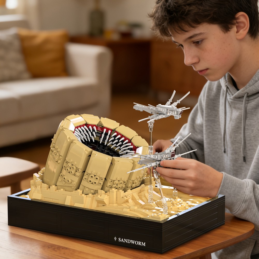 1488PCS Sandworm Attack Buildi - Model Kit Vs Lego recension och pris