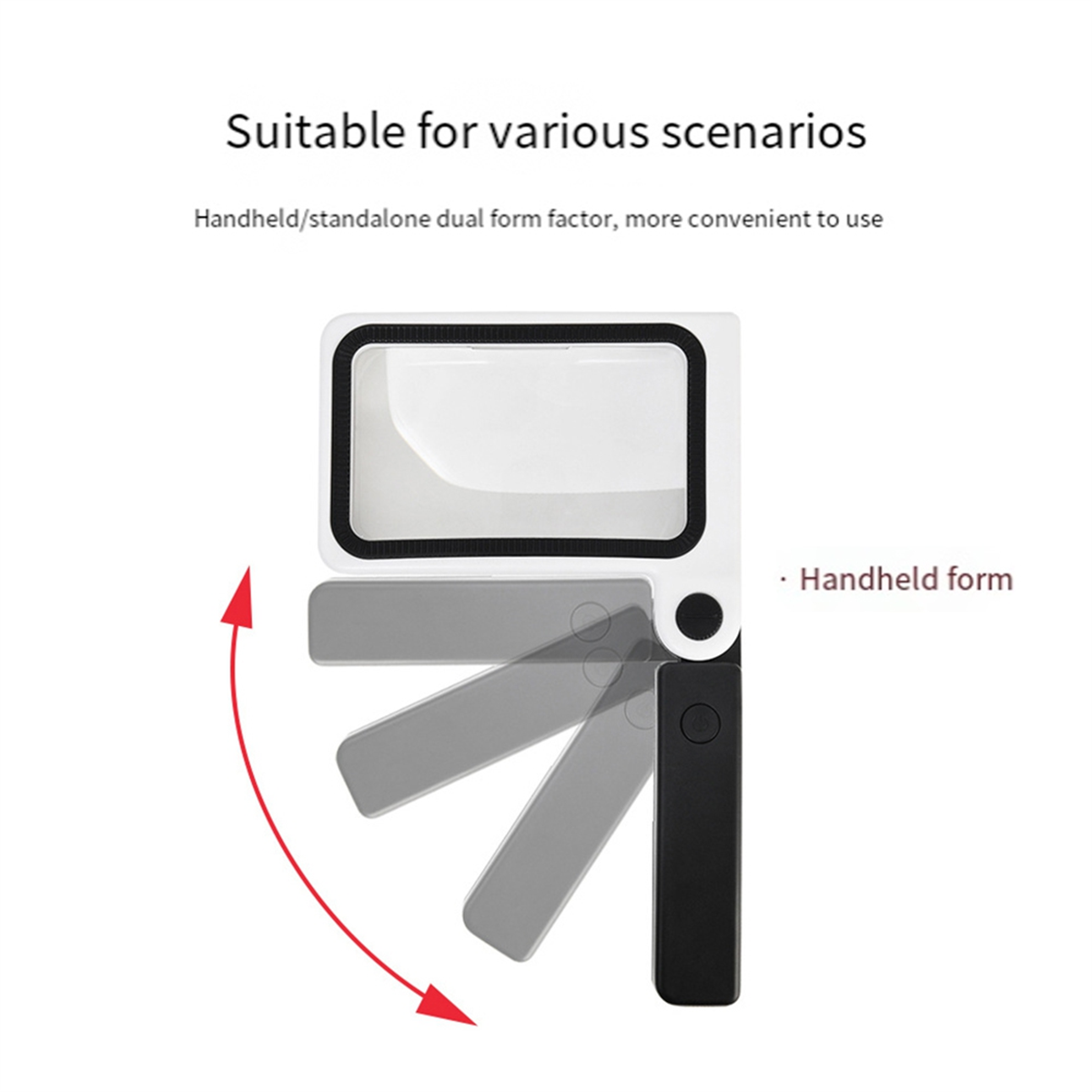 ABNJ 3.5X Professional Handhel - Magnifier With Light recension och pris