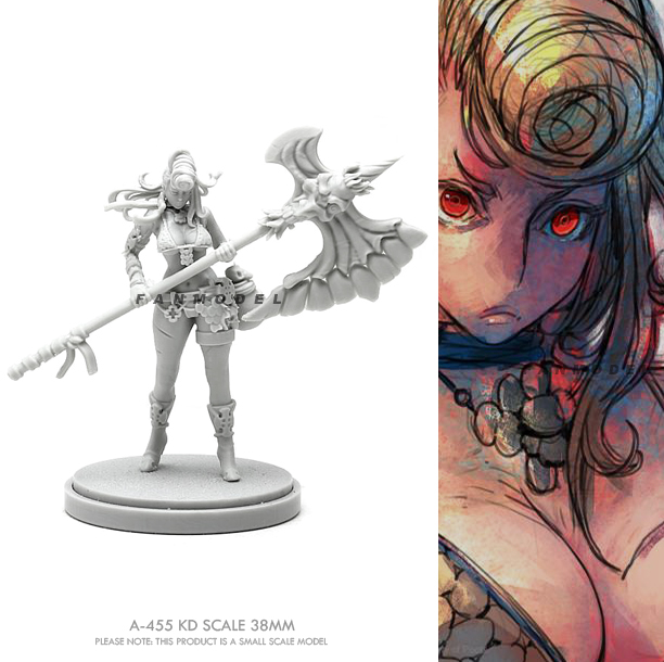 38mm Resin model kits figure b - Model Kit Warhammer recension och pris