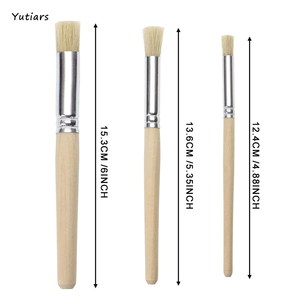 6/12/18pcs Stencil Paint Brush - Model Kit Acrylic Paint recension och pris