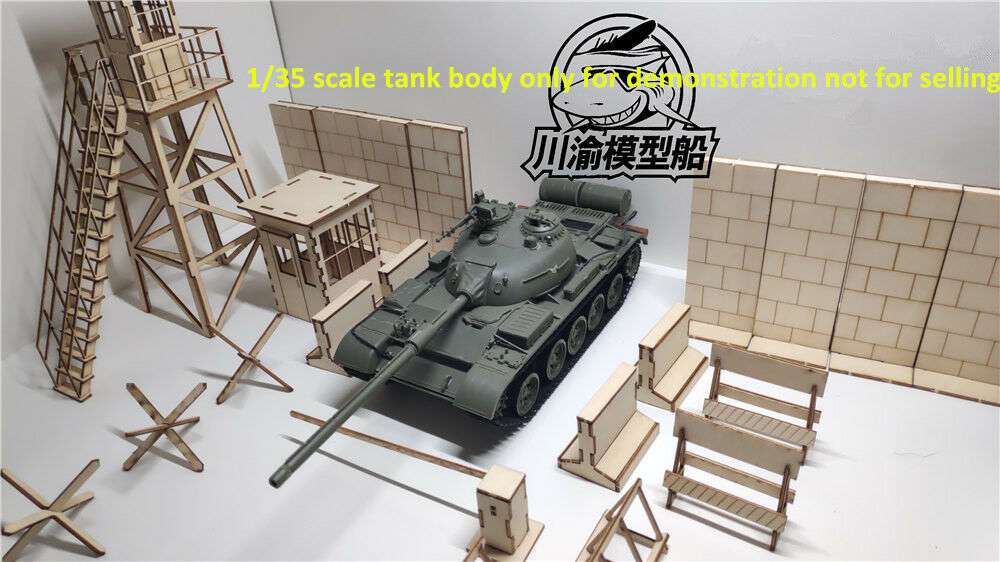 1/35 Scale Berlin Wall Checkpo - Model Kit Wall E recension och pris