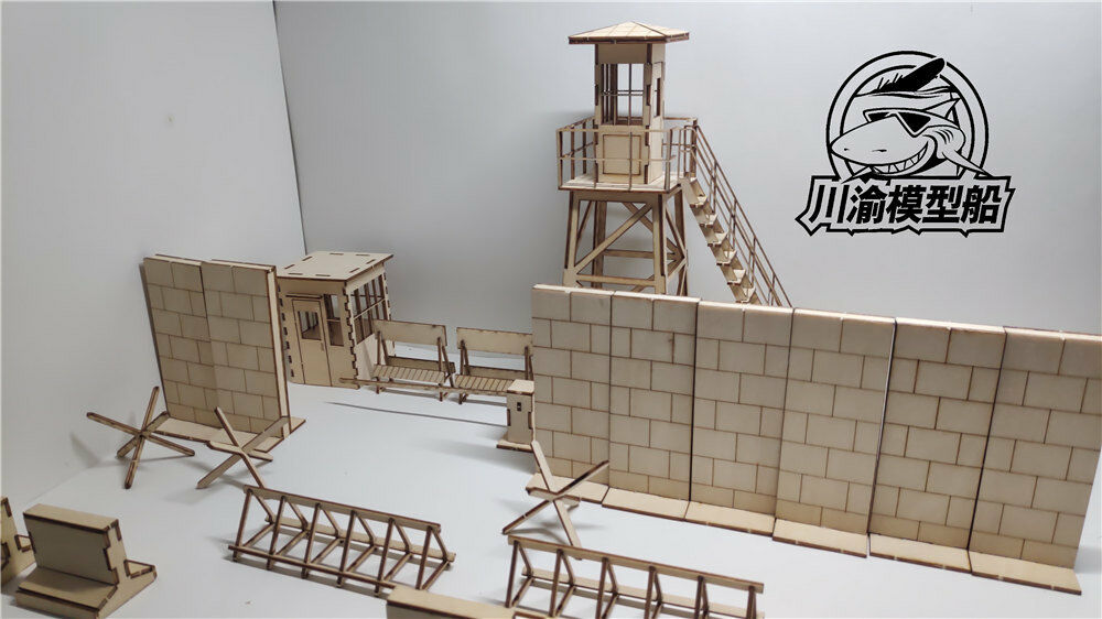 1/35 Scale Berlin Wall Checkpo - Model Kit Wall E recension och pris