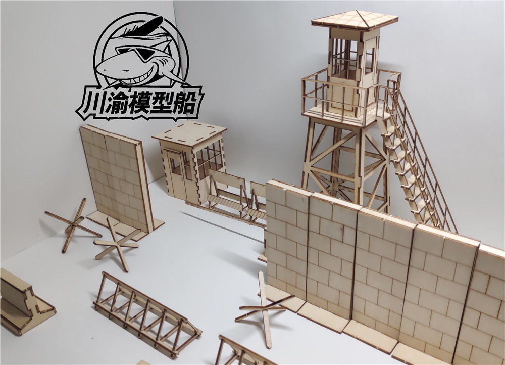 1/35 Scale Berlin Wall Checkpo - Model Kit Wall E recension och pris