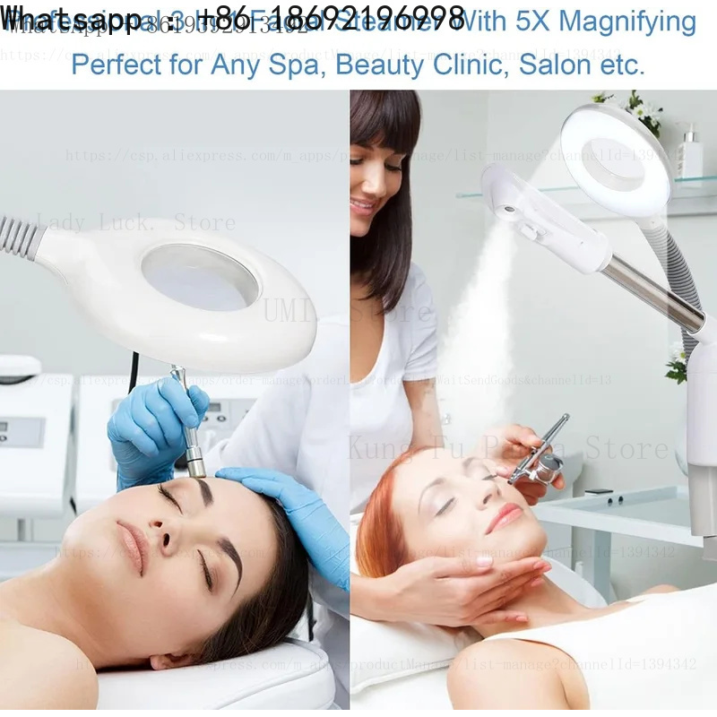 Salon Spa nanosteamer 3-in-1 F - Magnifier With Light recension och pris