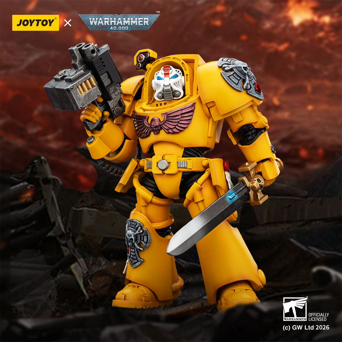 JOYTOY Warhammer 40k 1: 18 Imp - Model Kit Warhammer recension och pris