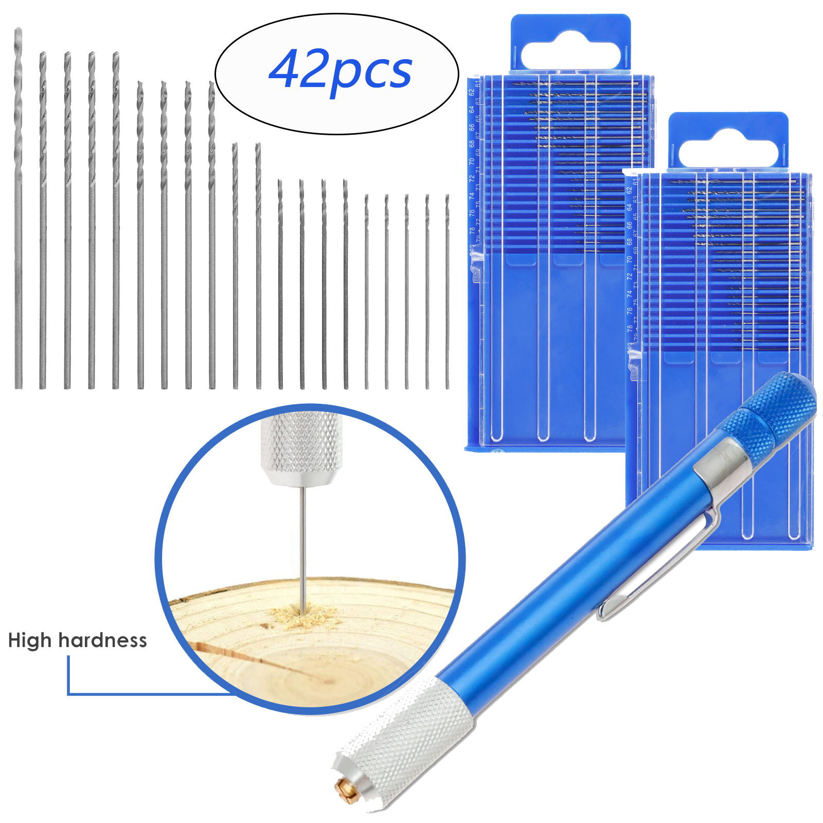 Mini Micro Drill Bit Set, HSS  - Pin Vice Micro recension och pris