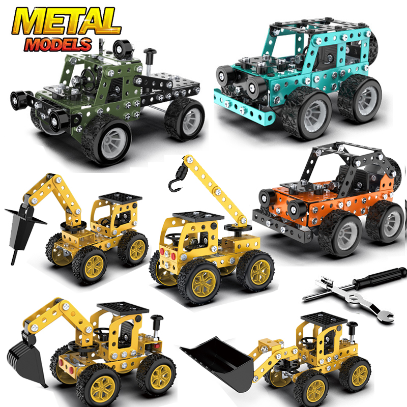 DIY Metal Building Block Assem - Model Kit Excavator recension och pris
