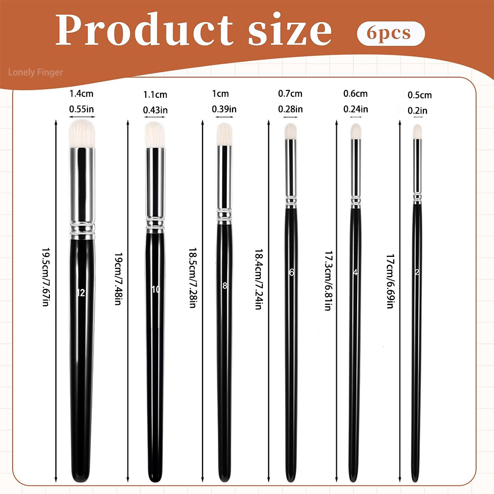 Paint Brushes Set of Wooden Ha - Model Kit Acrylic Paint recension och pris