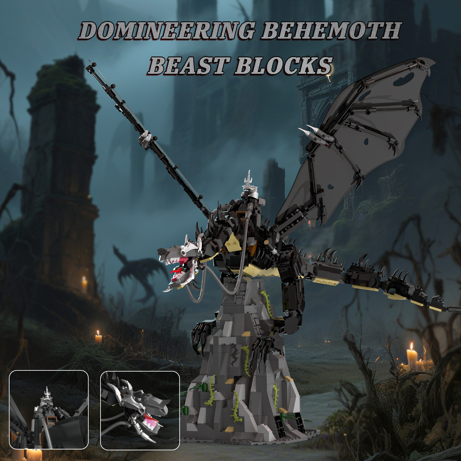 1361pcs Witch King Fell Beast  - Model Kit Chemistry recension och pris