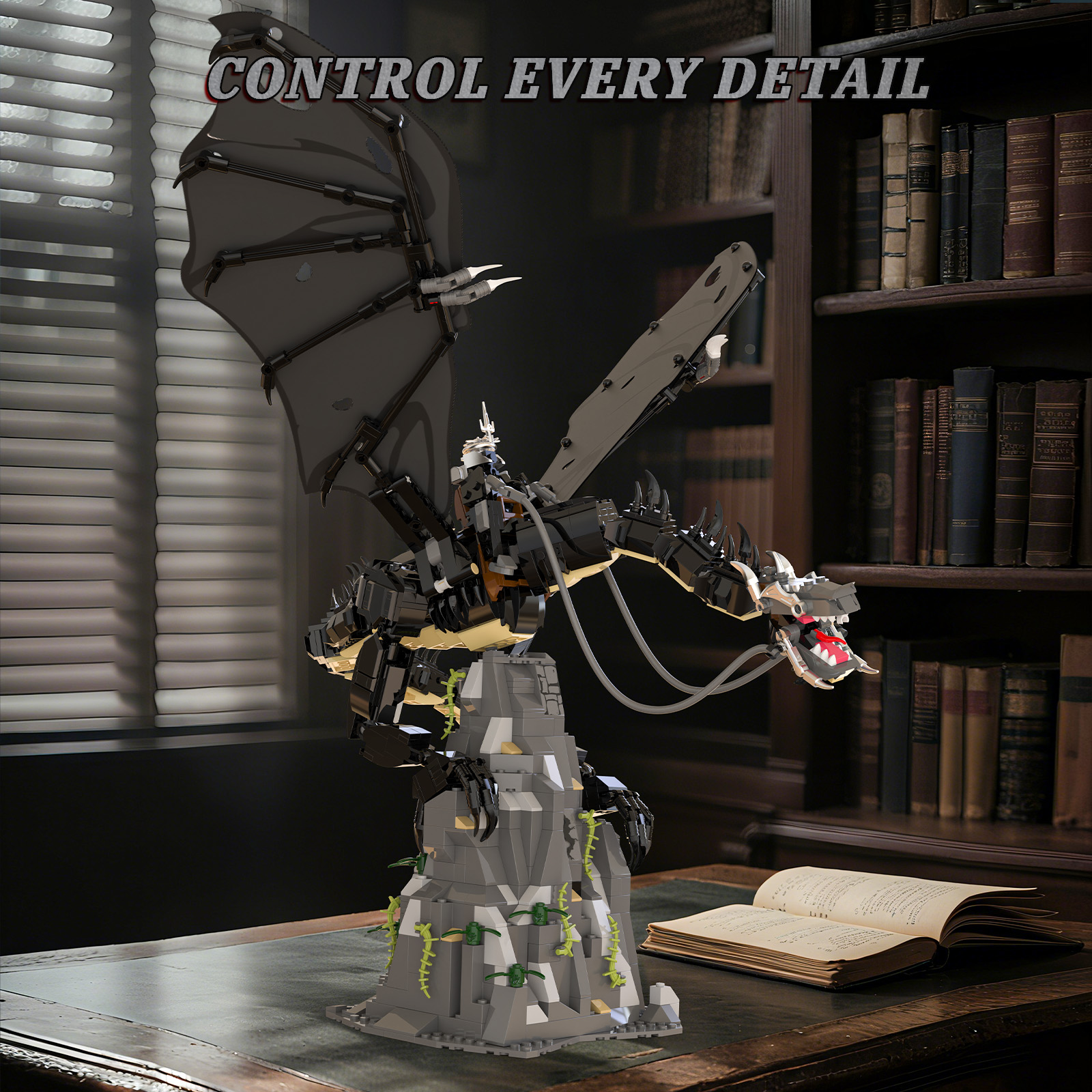 1361pcs Witch King Fell Beast  - Model Kit Chemistry recension och pris