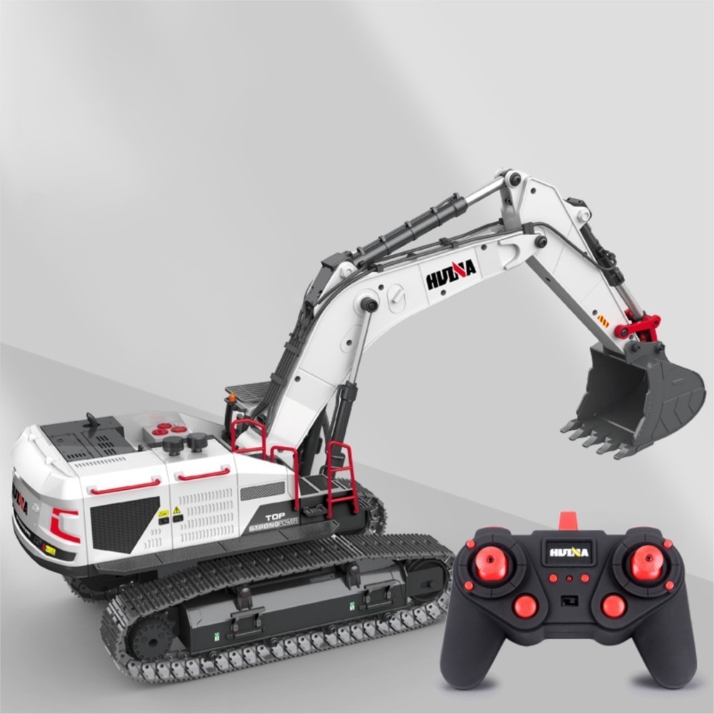 US Stock 1/14 HUINA RC Metal E - Model Kit Excavator recension och pris