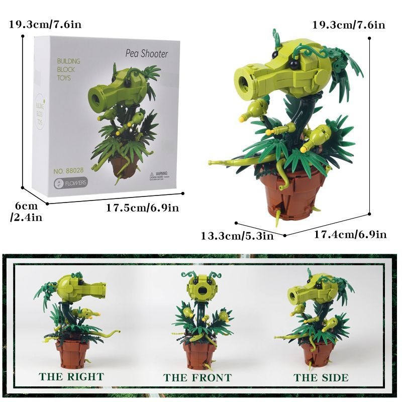 Plants vs. Zombies Carnivorous - Model Kit Vs Lego recension och pris