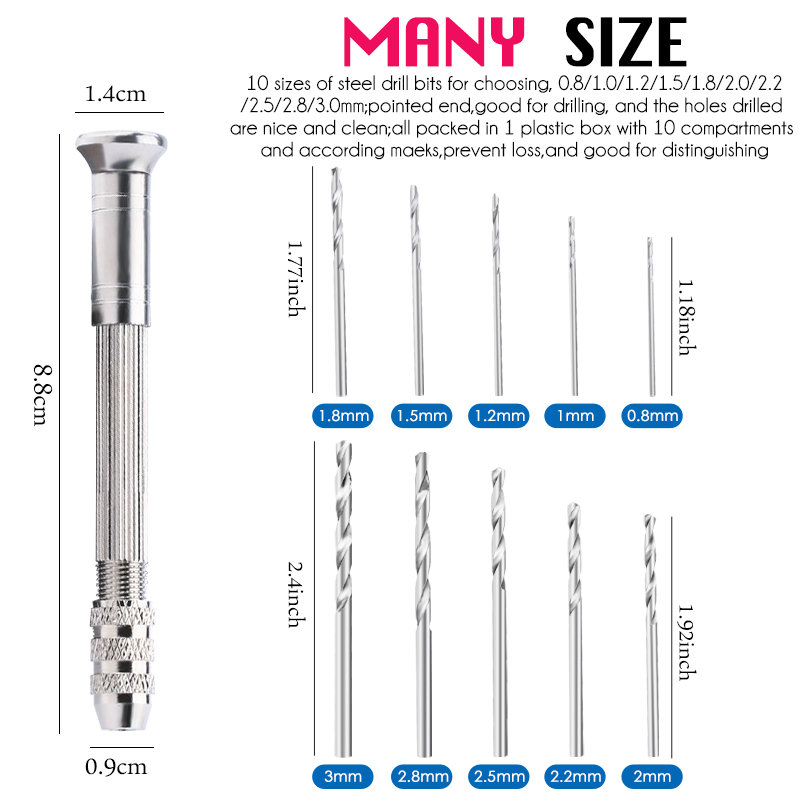 Mini Hand Resin Drill Pin Vise - Pin Vice Micro recension och pris