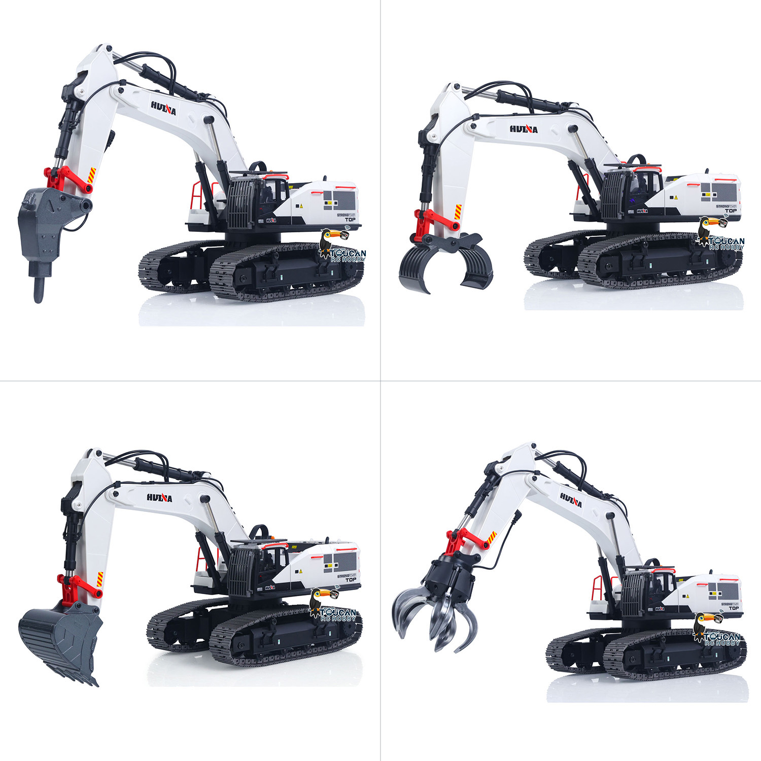 HUINA 1/14 Metal RC Excavator  - Model Kit Excavator recension och pris