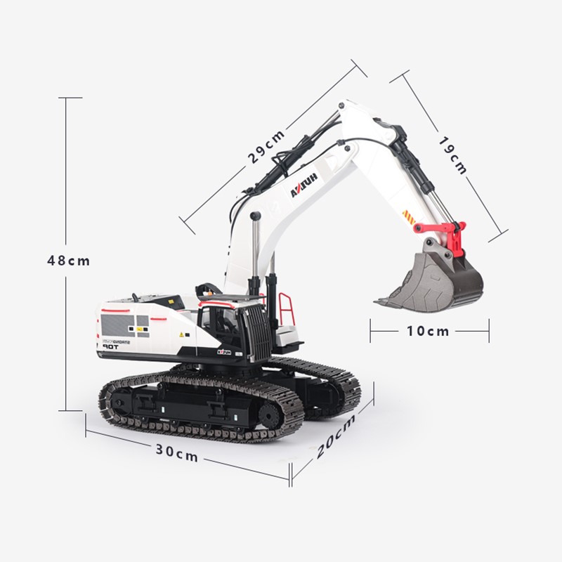 HUINA 1/14 Metal RC Excavator  - Model Kit Excavator recension och pris