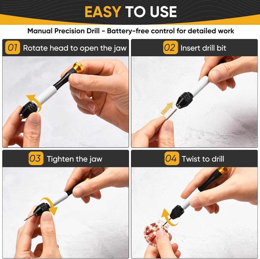 Pin Vise Hand Drill Manual wit - Pin Vice Micro recension och pris