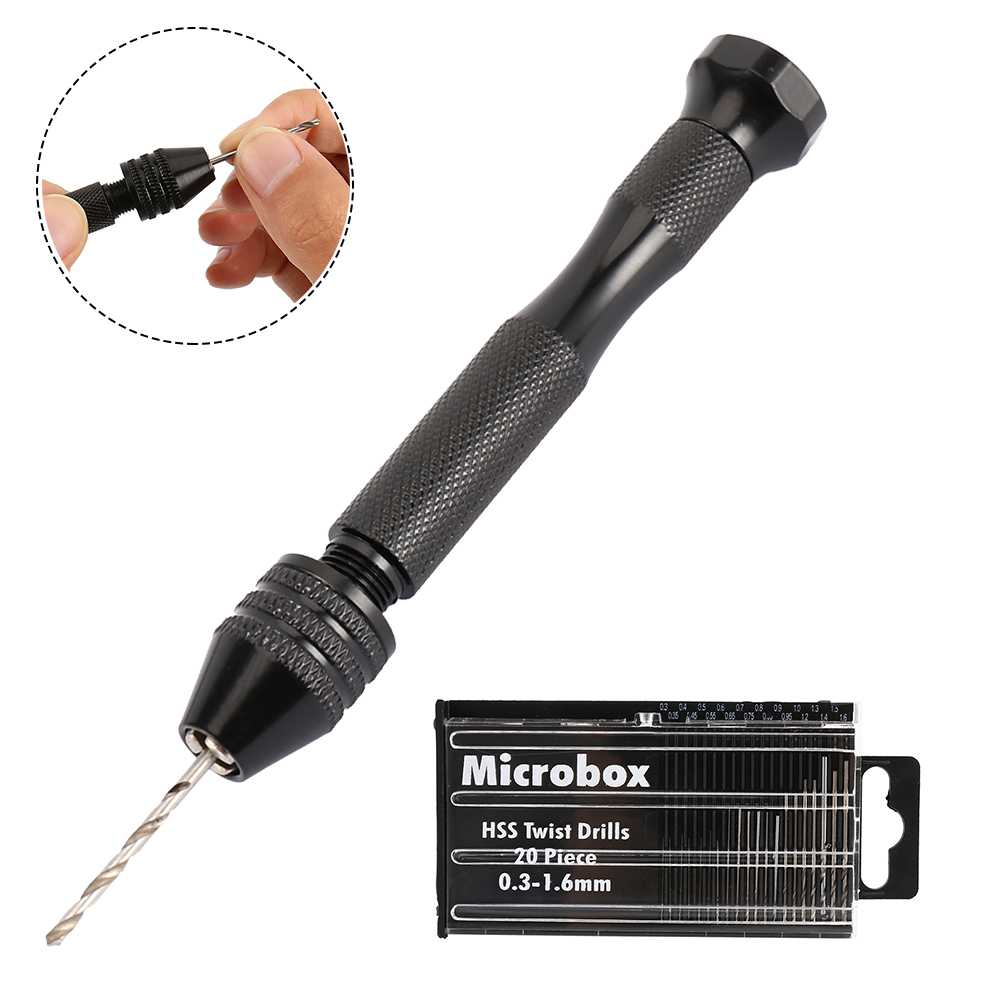 20 Pcs Mini Twist Drill Bits P - Pin Vice Micro recension och pris