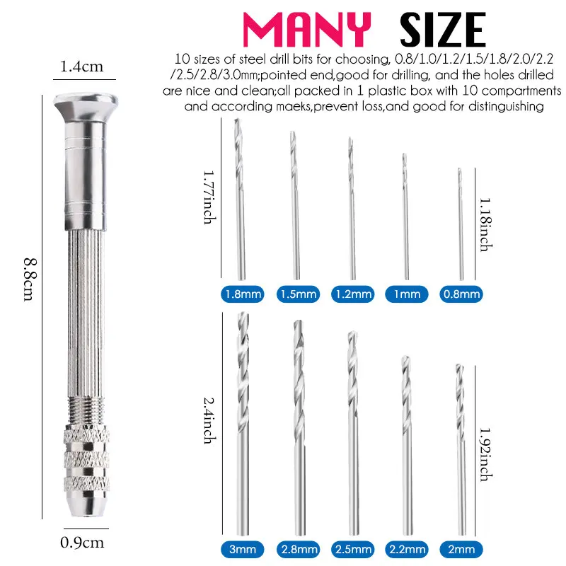 Mini Hand Resin Drill Pin Vise - Pin Vice Micro recension och pris