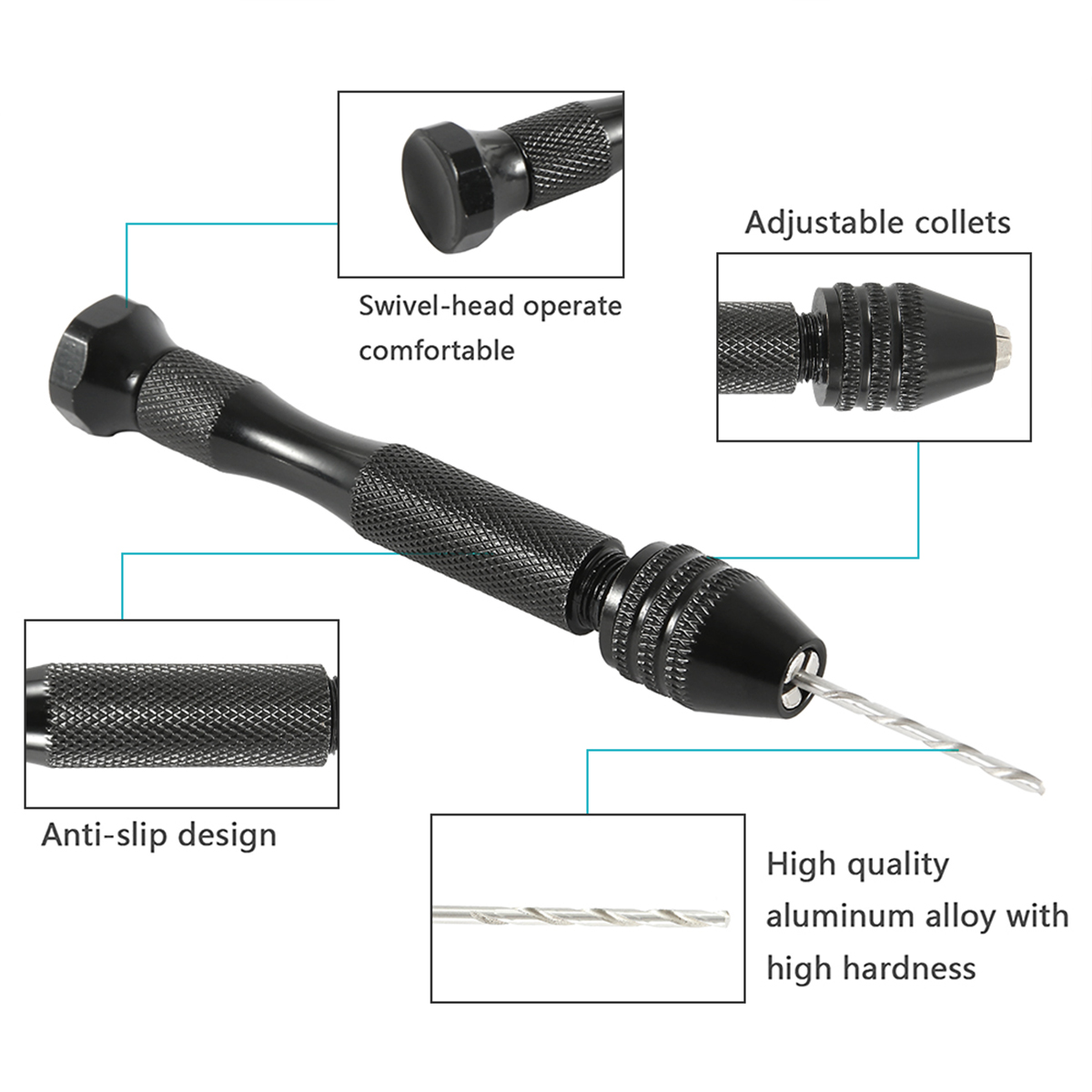57/21pcs Pin Vise Hand Drill B - Pin Vice Micro recension och pris