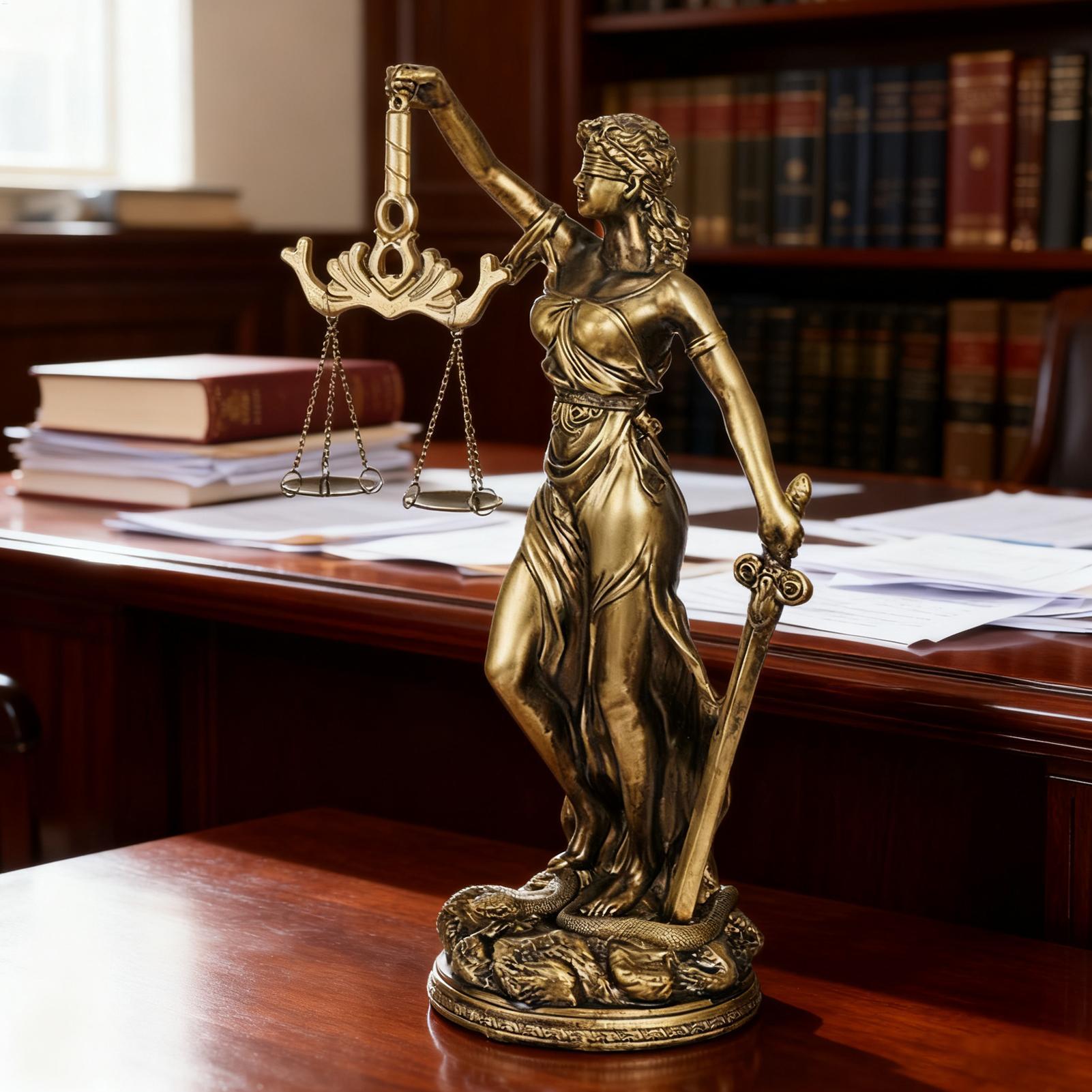 Lady Justice Statue Figurine S - Model Kit Judge recension och pris