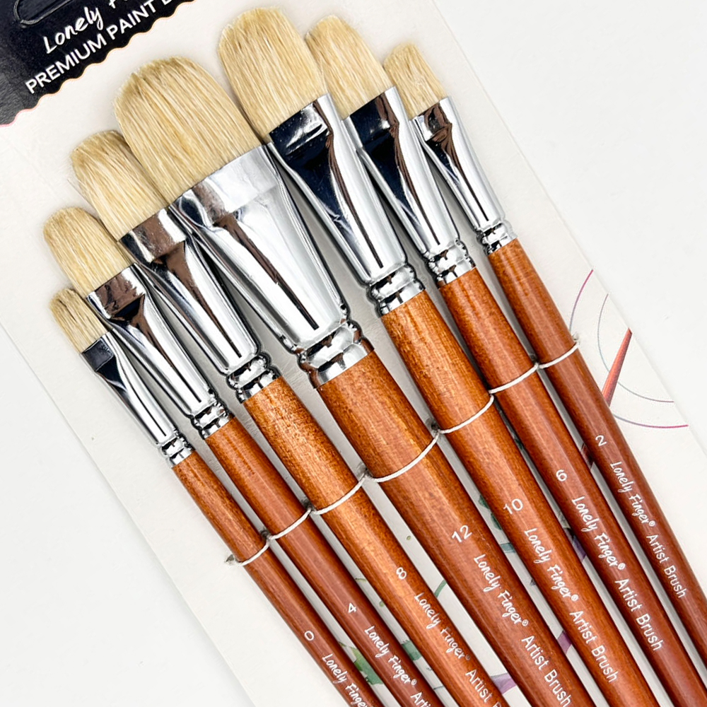 Professional Hog Bristle Filbe - Model Kit Acrylic Paint recension och pris