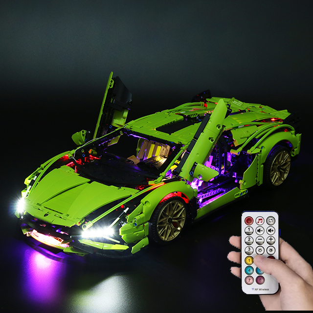 LED Light APP Control Motor Se - Model Kit Lamborghini recension och pris