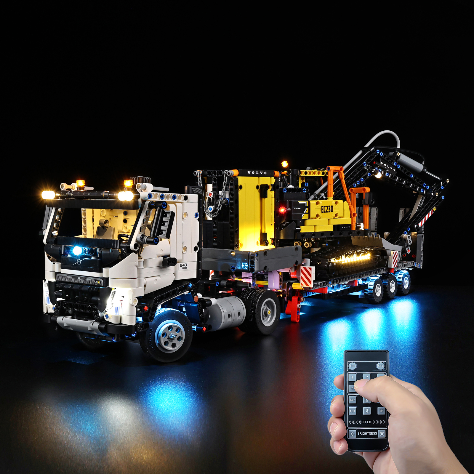 No Model LED Lighting Set Suit - Model Kit Excavator recension och pris
