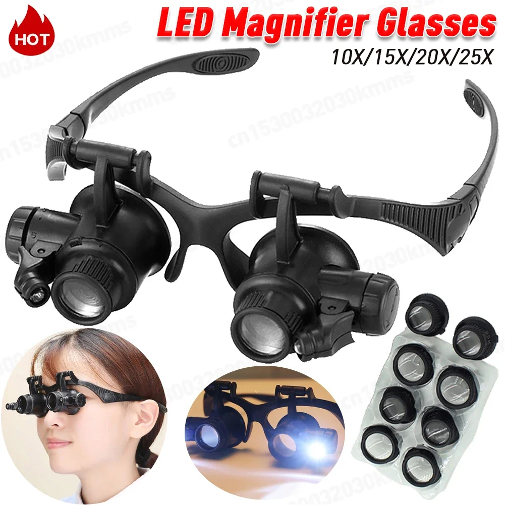 10-25X Head-Worn Magnifier wit - Magnifier With Light recension och pris