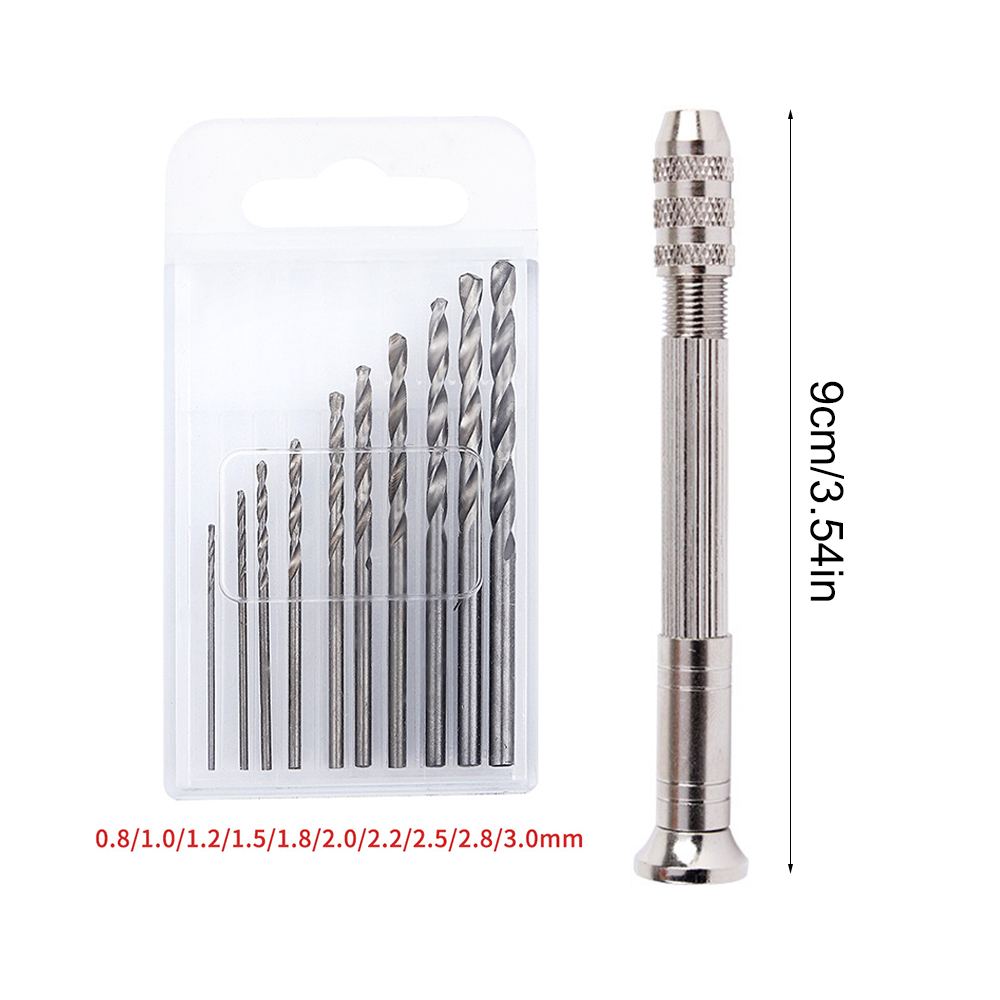 Pin Vise Hand Drill Set with 1 - Pin Vice Micro recension och pris