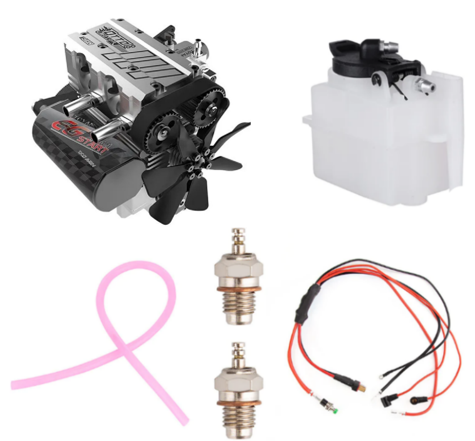 TOYAN FS-L200AC DIY Engine Mod - Model Kit Obelisk recension och pris