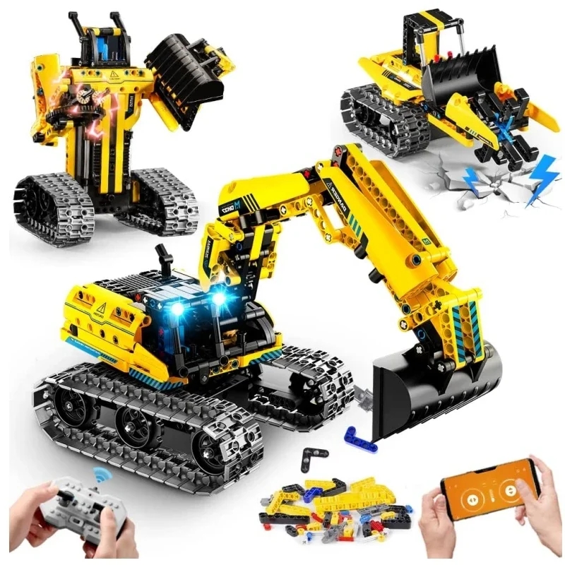 520pcs 3 in 1 City Technical R - Model Kit Excavator recension och pris